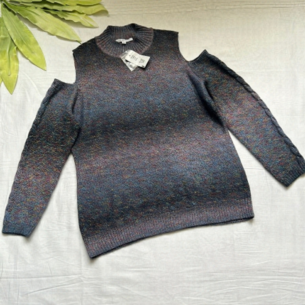 NWT Cleo Cold Shoulder Sweater